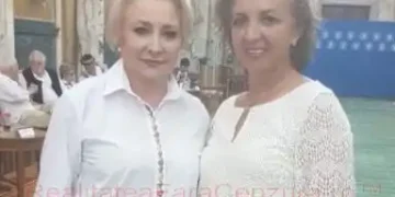 Confetti şi flori din partea premierului Dăncilă, la înmormântarea bulibaşei din Gilău
