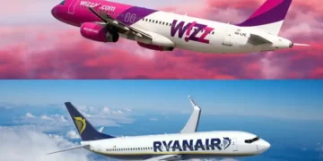 Ryanair şi Wizz Air, amendate pentru taxa pe bagajul de mână