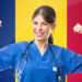 Asistente medicale la lucru în Germania, în timp ce erau pontate la serviciu, la spitalul din Lugoj