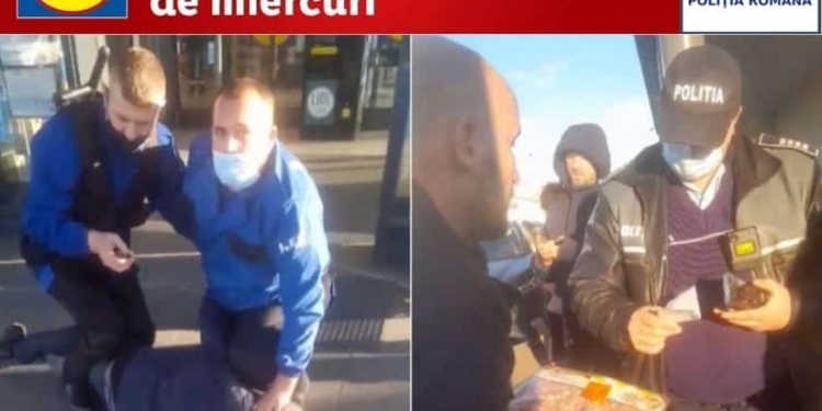 HIPERMARKETURILE!!!: LIDL Buzău: un client înșelat la preț în magazin a fost călcat pe gât de agenții de pază când a reclamat hoția! Polițiștii l-au încătușat și amendat tot pe cel care filmase abuzul