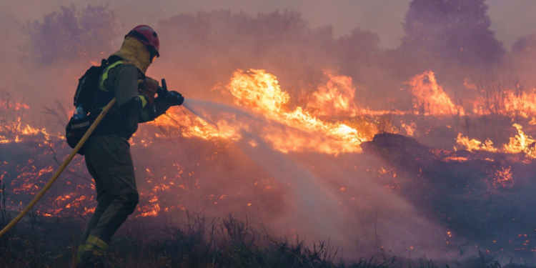 Mii de oameni au fost evacuați din calea incendiilor de vegetație în Franța, Spania și Grecia. Temperaturi de 47 °C în Portugalia
