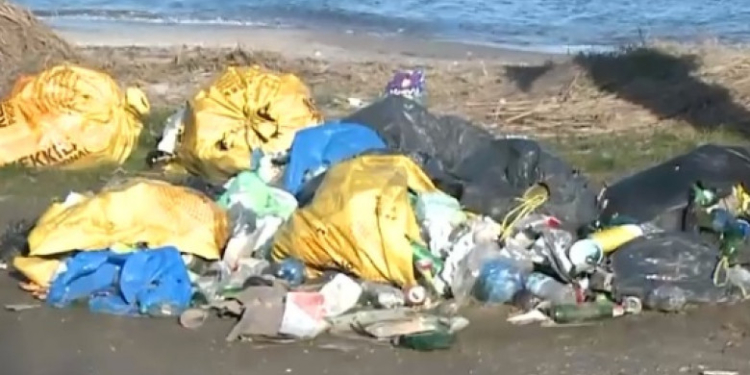 Turiștii care merg la mare aruncă pe plajă și în apă zeci de tone de deșeuri