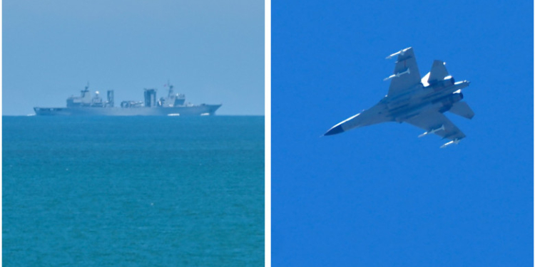 Zeci de nave și avioane de luptă chineze au trecut linia mediană a Strâmtorii Taiwan într-o serie de acțiuni „extrem de provocatoare”