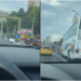 Al patrulea incident în Pasajul Unirii. Un autocar a lovit limitatorul de înălțime și mai multe bucăți au căzut pe o mașină