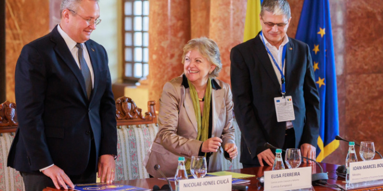 A fost semnat acordul de Parteneriat 2021-2027 dintre CE şi România. Ciucă: Pas important pentru dezvoltarea României
