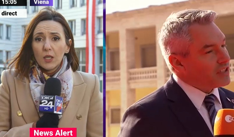 Corespondenta Andreea Georgescu de la Viena: Decizia cancelarului lovește și în oamenii de afaceri austrieci care au relații cu România