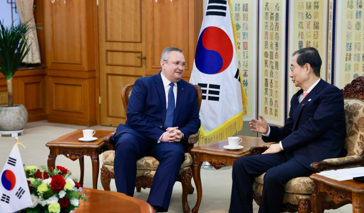 Ciucă s-a întâlnit cu premierul sud-coreean. România, interesată de cooperarea în domeniul energiei nucleare