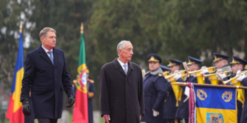 Iohannis a mers la Caracal cu președintele Portugaliei: „Invadarea Ucrainei a evidențiat capacitatea NATO de a acționa ferm”