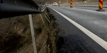 Surpare pe DN1, în zona Breaza. CNAIR: „Încercăm să facem lucrările doar cu restricționare de trafic, dar nu există o garanție”