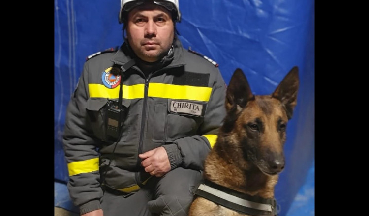 „Doar o dată mai ieșim, apoi promit că ne odihnim”. Povestea lui Speedy, câinele care salvează vieţi de sub dărâmăturile din Turcia