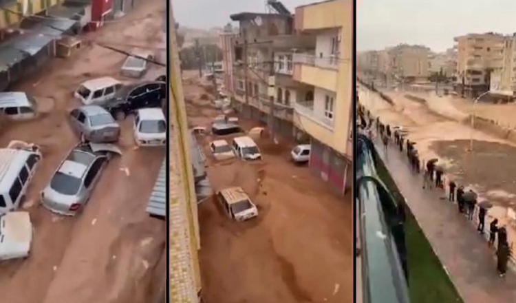 După cutremurele devastatoare, Turcia se confruntă și cu inundații masive: cel puțin 5 morți în sud-estul țării