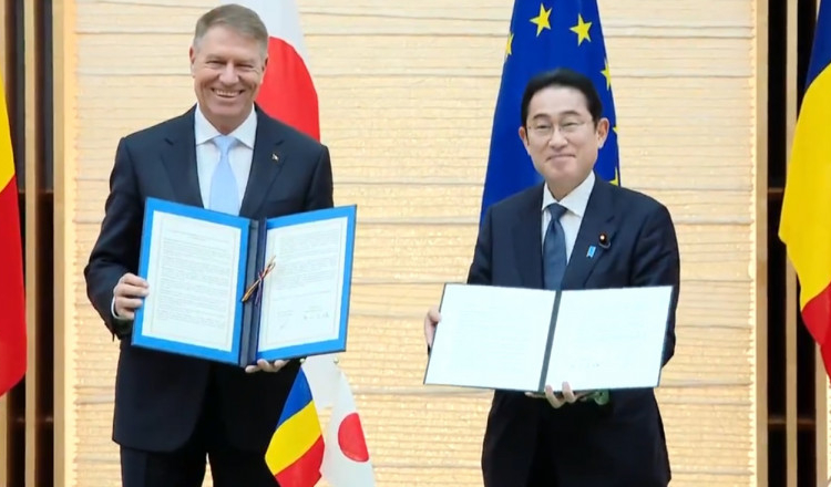 Iohannis și premierul Kishida au semnat Declarația comună pentru parteneriat strategic România-Japonia. Care sunt punctele-cheie