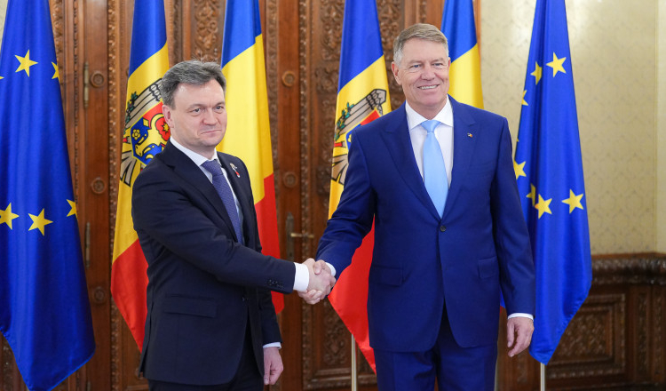 Klaus Iohannis l-a asigurat pe Dorin Recean că România sprijină Republica Moldova în gestionarea provocărilor de securitate