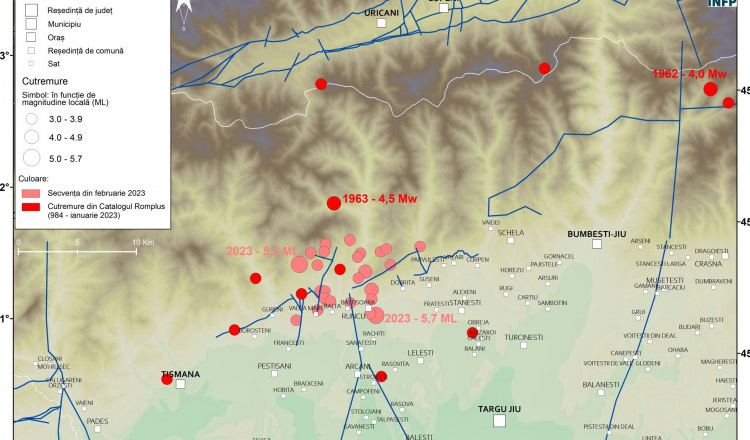 INFP spune că a trimis de un an o cerere la Primăria Târgu Jiu pentru un senzor de cutremure, dar hârtia nu e de găsit