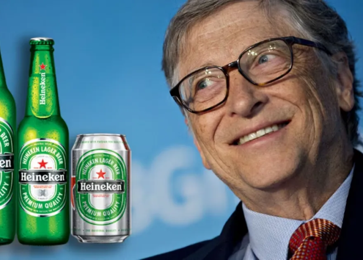 Bill Gates a devenit acționar la Heineken