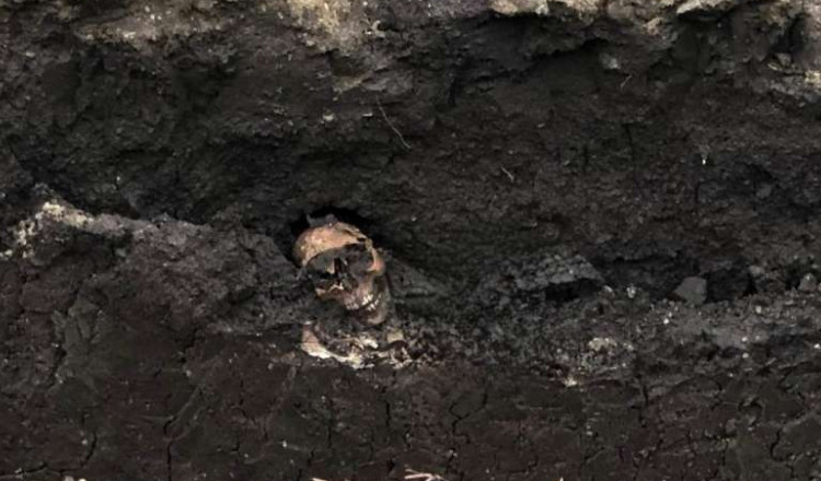 Oase umane descoperite în centrul Devei, în timpul unor lucrări de excavare