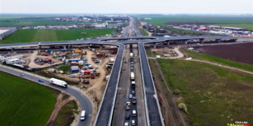 Pasajul Olteniței, cel mai mare giratoriu suspendat de pe Centura București, va fi inaugurat luna viitoare