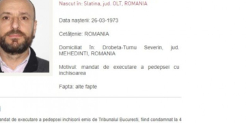 Minel Prina, fost primar al Slatinei, dat în urmărire generală după ce a fost condamnat la închisoare în dosarul lui Darius Vâlcov