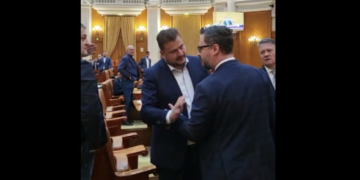Scandal monstru în Parlament. Deputați de la AUR și PSD s-au îmbrâncit și înjurat de mame