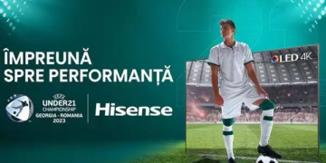 Hisense anunță sponsorizarea Campionatului European de Fotbal U21 cu sloganul “Împreună spre performanță.”