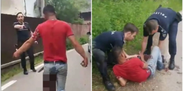 Un bărbat a fost împușcat în picior de doi polițiști: „Uitați, au vrut să-l omoare!”