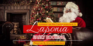 Moș Crăciun vă așteaptă acasă la el, în Laponia