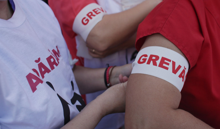 Sindicatul SANITAS din Sănătate intră în grevă japoneză