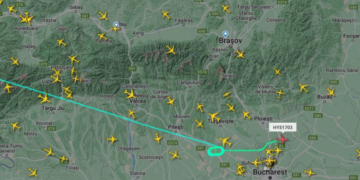 Un avion care a decolat de la Timișoara spre Tunisia a fost redirecționat la București