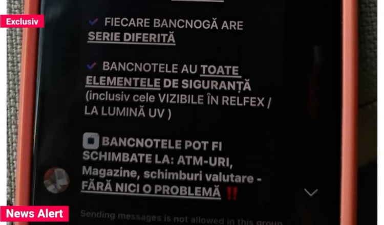 Bani falși, vânduți pe internet. „Puteți cumpăra 120.000 de lei cu doar 2.500 de lei”. Digi24 a sesizat Poliția