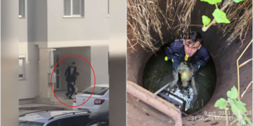 Filmul atacului în care o femeie este înjunghiată de amantul gelos. Bărbatul salvase un câine dintr-un canal, în urmă cu câteva zile