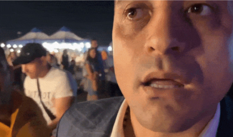 Bărbatul care l-a filmat pe Simion la festivalul micilor: „Am fost agresat, a vrut să smulgă telefonul”