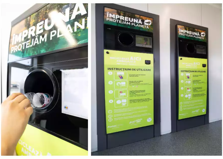 Auchan, pregătit pentru SGR: Retailerul a colectat deja 32 de milioane de ambalaje la nivel național
