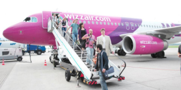 Compania Wizz Air este obligată să rețină la sol aproape un sfert din flota de aeronave
