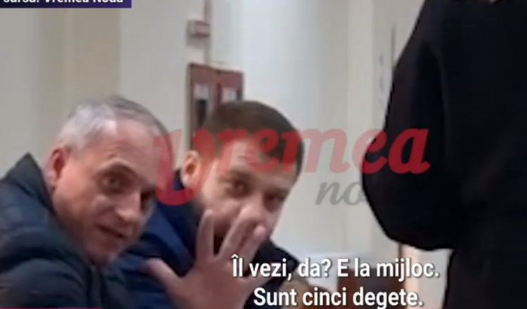 Gest obscen al vicepreședintelui CJ Vaslui: „Sunt cinci degete. Dacă mă mai filmezi, ți-l arăt pe ăla din mijloc”