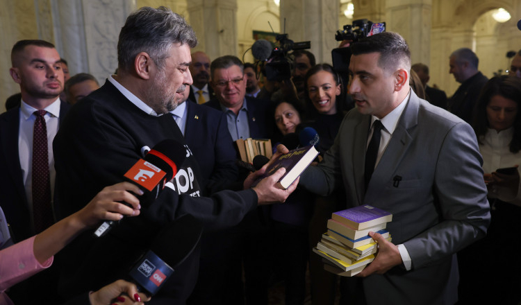 Simion l-a hărțuit pe Ciolacu de ziua lui. „I-am dat Harry Potter să citească că am înţeles că a luat Bac-ul mai târziu domnul Ciolacu”