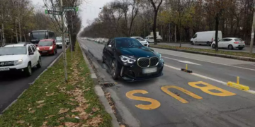 Șoferii de BMW cer mai multe benzi unice de autobuz, ca să aibă pe unde circula