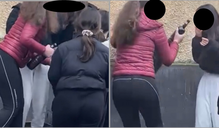 Primele măsuri în cazul elevei din Vâlcea care a dus o sticlă cu vin la școală: amenzi și medii scăzute la purtare