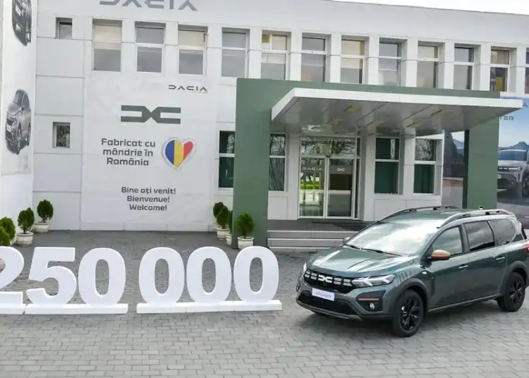 Uzina Automobile Dacia din Mioveni a asamblat modelul Jogger cu numărul 250.000