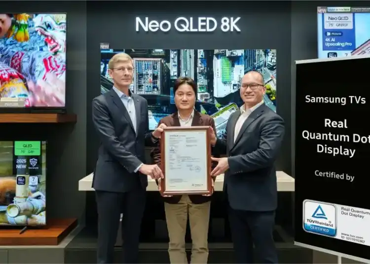 Televizoarele Samsung QLED primesc certificarea “Real Quantum Dot Display” de la TÜV Rheinland