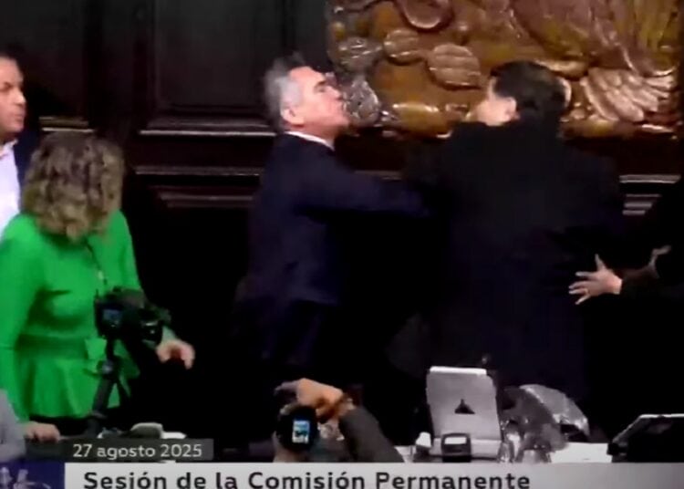 Bătaie în Senatul Mexicului, între liderul unui partid de opoziție și președintele Camerei: „M-a lovit și a spus: «O să te bat, o să te omor»”