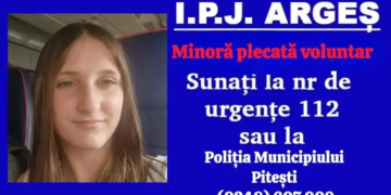 Minoră dispărută din Piața Primăriei Pitești. Venise la concertul de Revelion