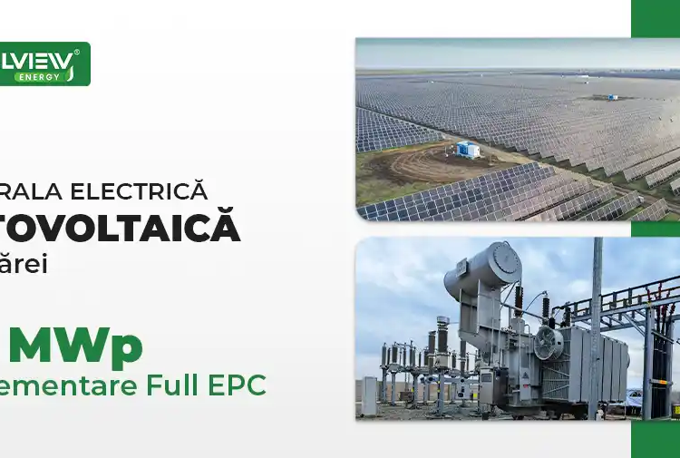Visual Fan S.A. anunță finalizarea, prin implementare Full EPC, a lucrărilor de construcție și montaj pentru Centrala Electrică Fotovoltaică de 46 MWp din Țăndărei
