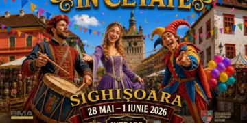 Sighișoara, ultima cetate medievală încă locuită din Europa, marchează începutul verii cu festivalul „Carnaval în cetate”. Accesul este liber | 28 mai – 1 iunie 2026
